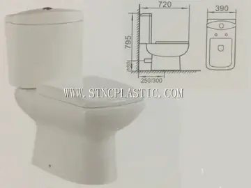 Toilets P-TRAP:180 NC025948