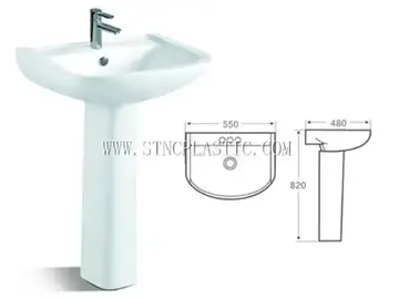 Pedestal Basins No Water Faucet NC025949