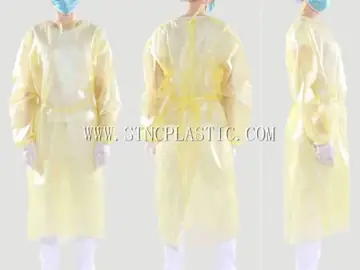 Isolation Gown 35G Yellow/Blue NC027967