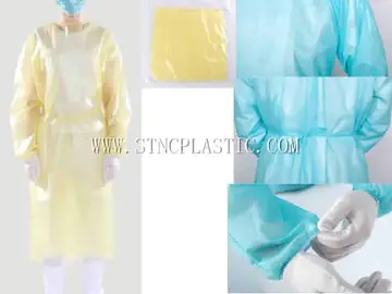 Isolation Gown 45G Yellow/Blue NC027968