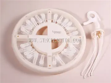 Plastic Round Socks Drying Rack With 24pcs Pegs NC028787