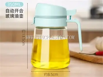 Automatic Opening And Closing Glass Oil Bottle (350ml) NC029679