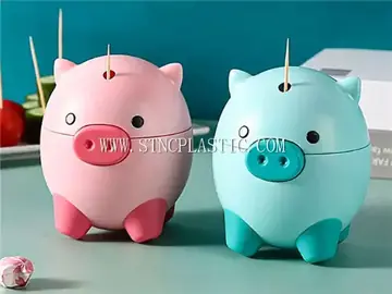 Cartoon Pig Automatic Toothpick Holder NC029919