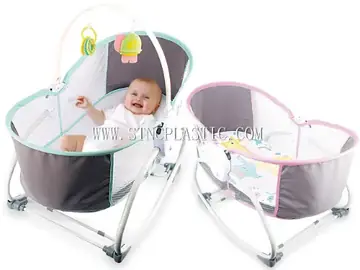 Baby Portable Music Rocker W/Mosquito Net(green/Pink) NC030068
