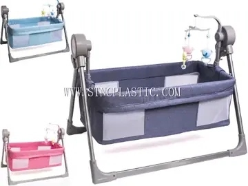 Rectangular Electric Vibrate Infrared Remote Control Baby Cradle NC030072