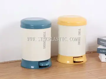 Plastic Slow Falling Garbage Can W/Handle S NC030603