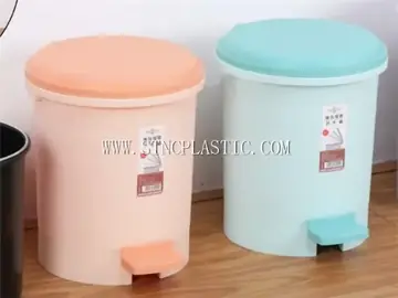 Plastic Round Hydraulic Trash Can 6L NC030609