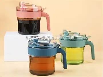 Plastic Seasoning Box With Handle&Cover 350ML NC030680