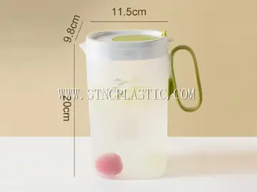 1550ML Plastic Drain Port Design Transparent Cooling Kettle With Handle NC031513