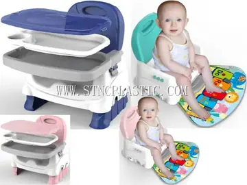 Baby Game Dining Chair With Dance Blanket/Wash Tray&Dust Cover(pink/Green/Blue) NC031974