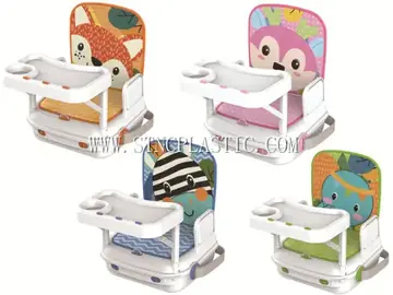 3-In-1 Baby.S Portable Folding Height Increase Dining Chair(elephant/Fox/Deer/Zebra) NC031976