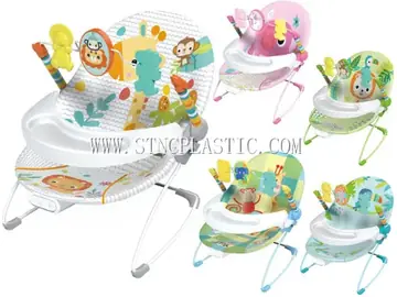 Multifunctional 2-In-1 Baby.S Dining Plate Rocking Chair(giraffe*light Blue/Lion*green/Par NC031980