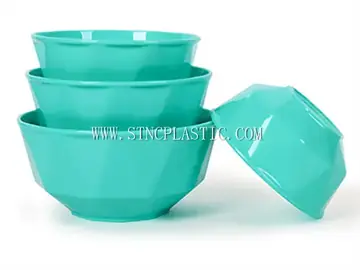 4pcs/Set Plastic Colorful Round Bowl S/M/L/XL NC032522