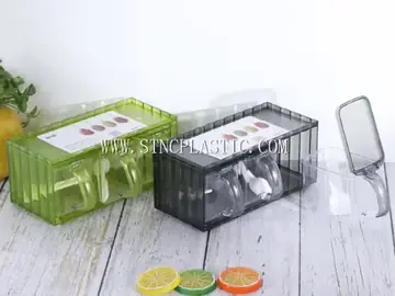 Plastic 3-Grid Seasoning Box NC032541