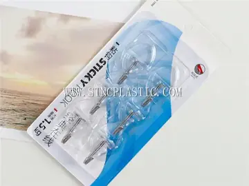 6PCS Acrylic Sticky Wall Hook NC033058