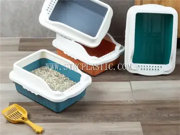 Plastic Cat Litter Box With Shovel S NC033151