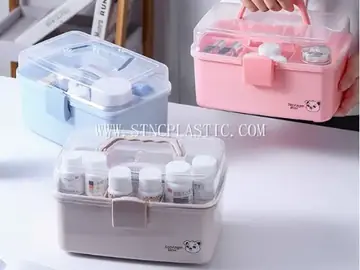 Multi-Function Colorful Storage Box With Handle NC033882