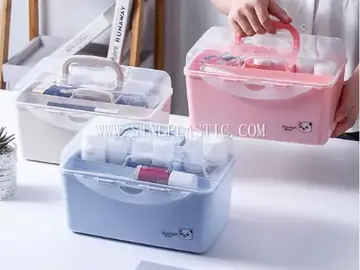 Multi-Function Colorful Storage Box With Handle NC033883