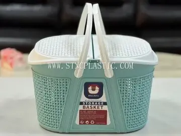Plastic Handbasket With Cover NC034140