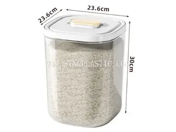 Upgrade Large Capacity PET Transparent Sealed Storage Canister L NC034233