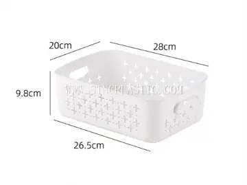 Plastic Hollowed-Out Storage Basket M NC034371