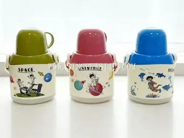 Plastic Student Cartoon Water Bottle 400ml NC034438