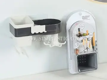 European Plastic Wall-Mounted Multifunctional Storage Rack NC034735