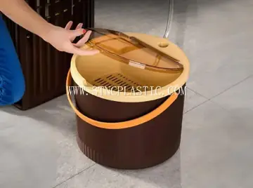 Plastic Tea Residue Bucket With Lid 7L NC034846