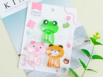 3pcs/Set Plastic Animal-Shaped Adhesive Hook S NC034924