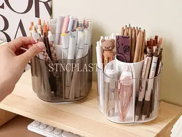 6 Compartments Flower-Shaped Rotating Pen Holder NC035134