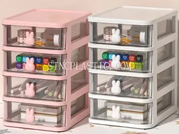 Plastic 4-Layer Cartoon Desktop Organizer NC035163