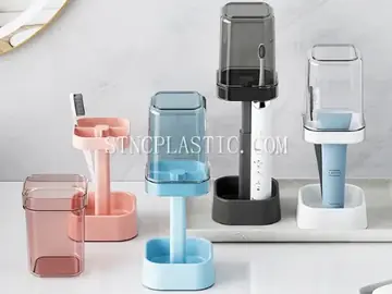 Transparent Toothbrush Cup With Holder NC035182