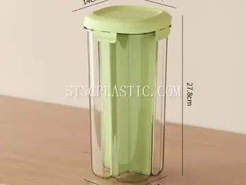 Plastic Canister And Jar