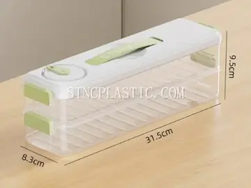 Slim Stackable 2-Layer Dumpling Fresh-Keeping Box NC035213