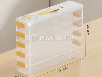 Slim Stackable 5-Layer Dumpling Fresh-Keeping Box NC035216