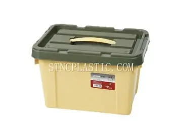 20L Plastic Handheld Storage Box With Cover NC035378