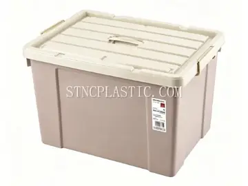 100L Plastic Handheld Storage Box With Cover NC035381