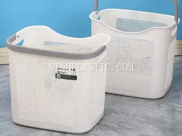 Plastic Dirty Clothes Basket W/Handle NC035391