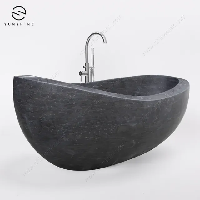 Bluestone Limestone Free Standing Bathtub BT-070A-BESE image 3