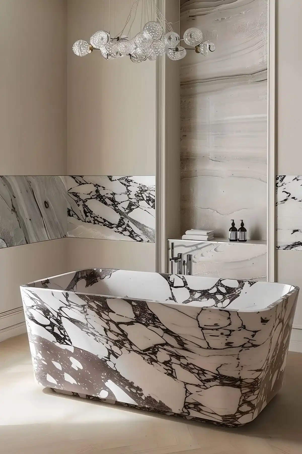 Luxury Italy Marble Tubs carved from one block