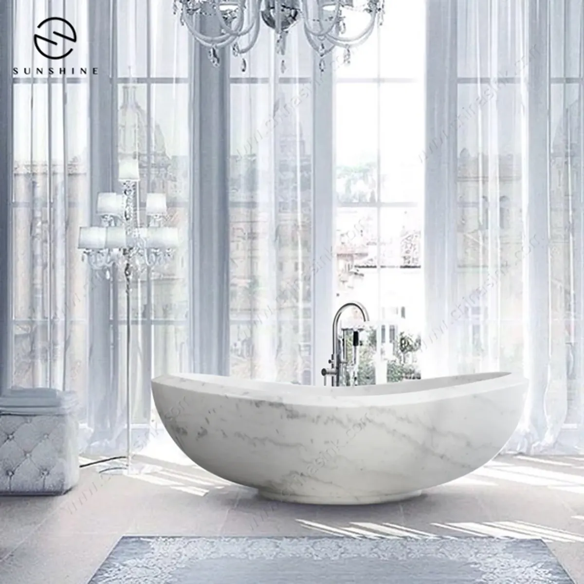 Onyx Bathtubs carved from one block