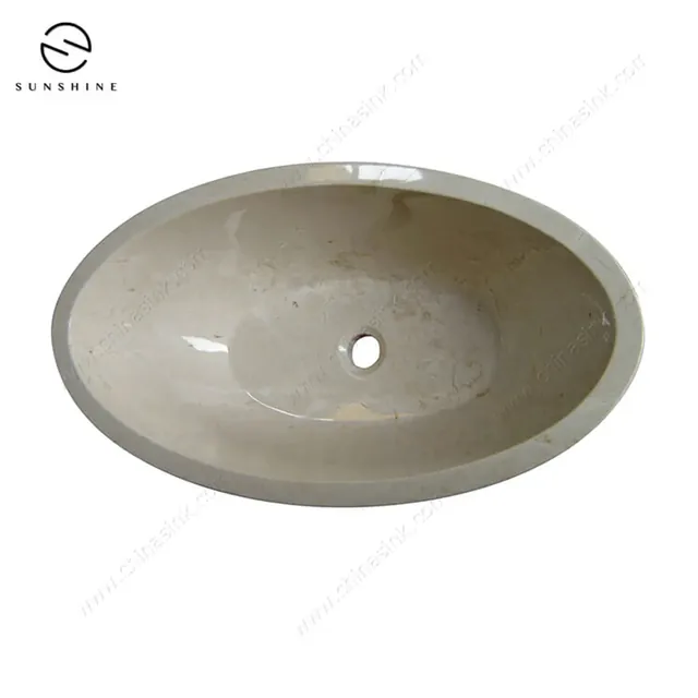 Wholesale Natural Galala Marble Freestanding Bath Stone Tub image 2