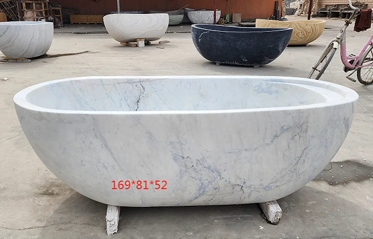 White Marble Bathtub marble from Asian Stone