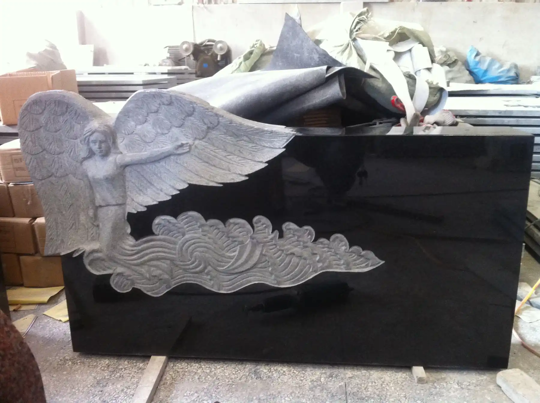 Black Tombstone 6 natural stone from Asian Stone
