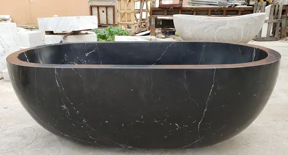 Black Marble Bathtub marble