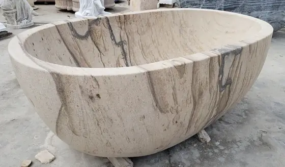 Wood Grain Sandstone Bathtub sandstone