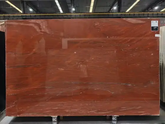 Rojo Bermellon Marble marble