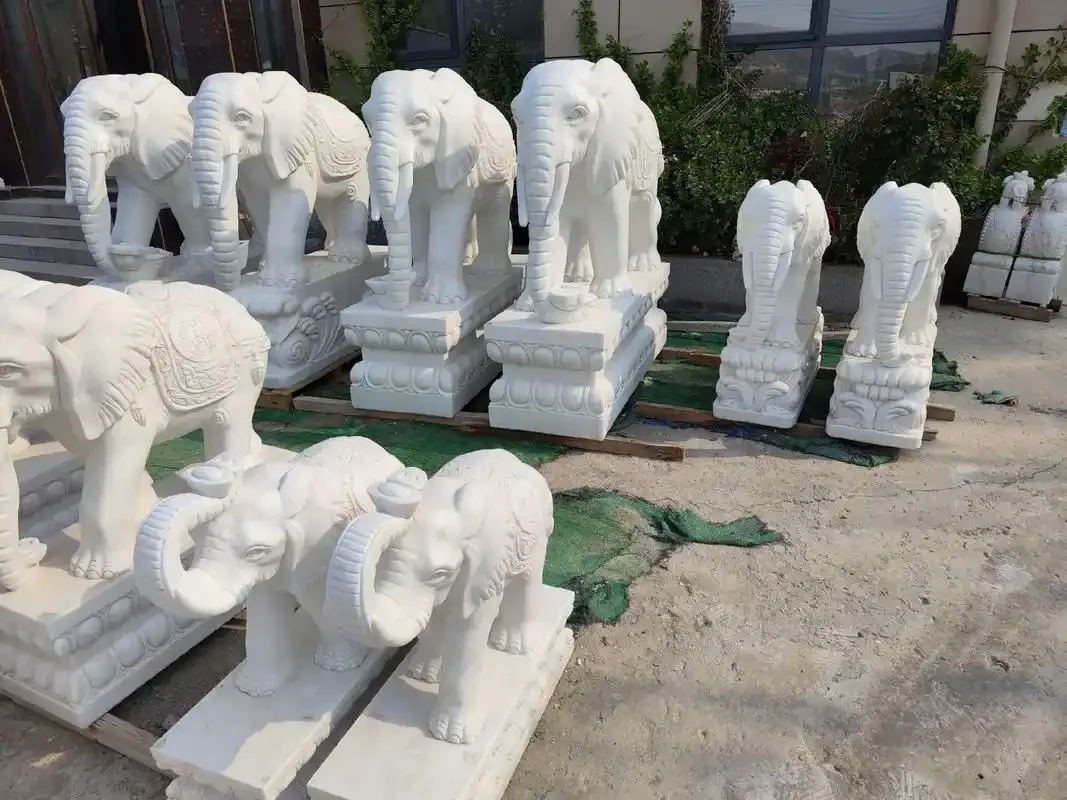 Animal Sculpture Garden Carving 3 natural stone from Asian Stone