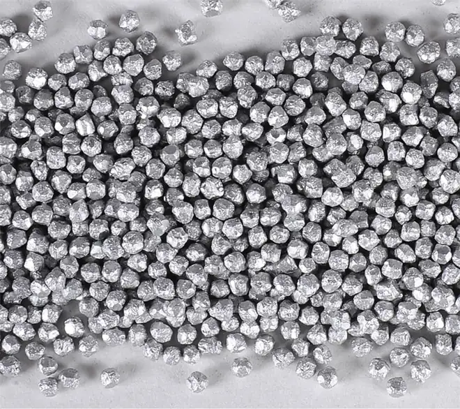 Aluminum Round Shot produced by Sukie Metal Abrasive, conditioned, round