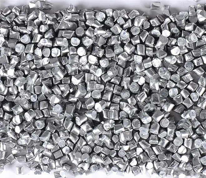 Zinc Cut Wire produced by Sukie Metal Abrasive, as cut, cylindrical